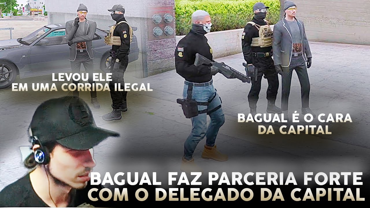 BAGUAL LEVA DELEGADO PRA BATER UM PAPO E MOSTRA QUE ELE É O REI DAS ...