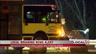 Man shot by police in Erlanger charged with attempted murder