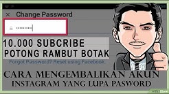 Cara Mengembalikan akun instagram yang lupa pasword - Durasi: 4.31. 
