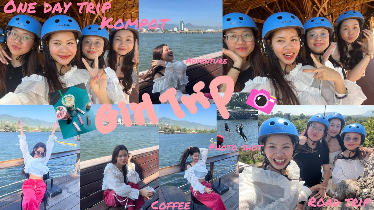 Girls Trip to Kampot | One Day Road Trip from Phnom Penh + Zipline Adventure