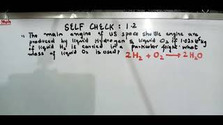 Self checks and numerical problems conversion factor /mole ratio. Chapter no # 1 stoichiometry