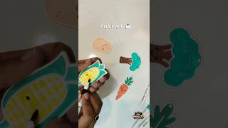 Turn Veggies Into Cute Art 🥦🎨 | 3D Printing for Kids #shorts