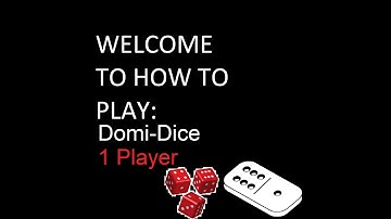How to play Domi Dice #dicegames
