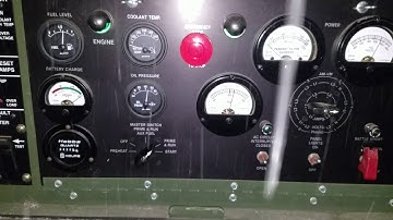 Cold start diesel 10°F military generator Mep-802a