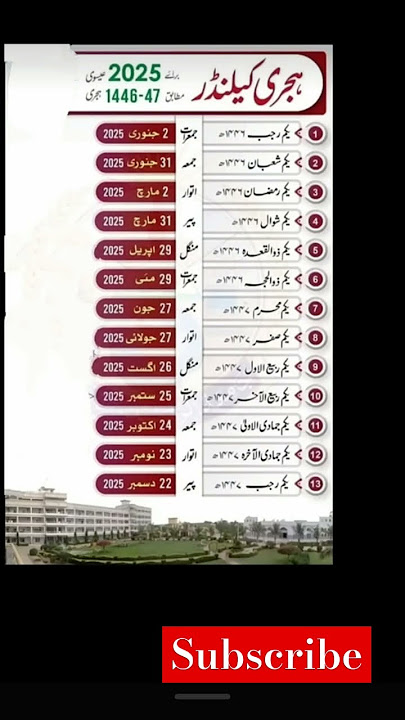 Islamic calendar 2025 ❤️| Ramadan 2025 | Shaban 2025 | Islamic dates 2025 #2025 #islam #shots