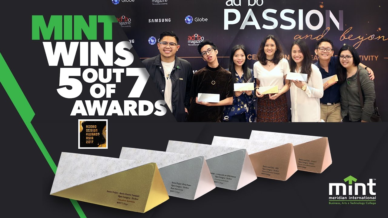 MINT wins 5 out of 7 Awards!