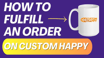 How To Fulfill An Order On Custom Happy | Print on Demand Fulfillment Tutorial
