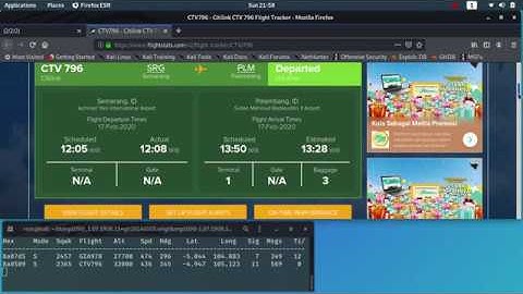 How to install Dump1090 and ADSB Scope in kali linux part 2 : Install and run dump1090