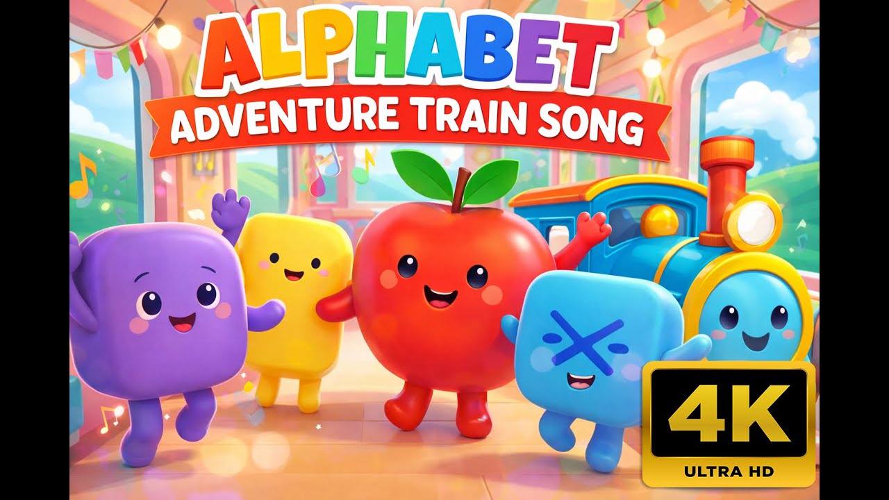 Alphabet Adventure Train Song | ABCs for Kids | Fun Phonics & Letter Sounds