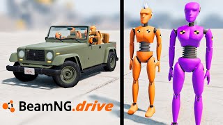 El Mejor Mod de Muñecos de Prueba en Accidentes para BeamNG.drive