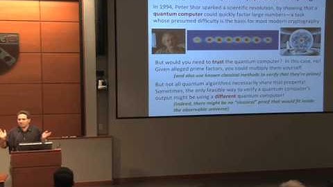 Scott Aaronson "On the Nature of Proof"