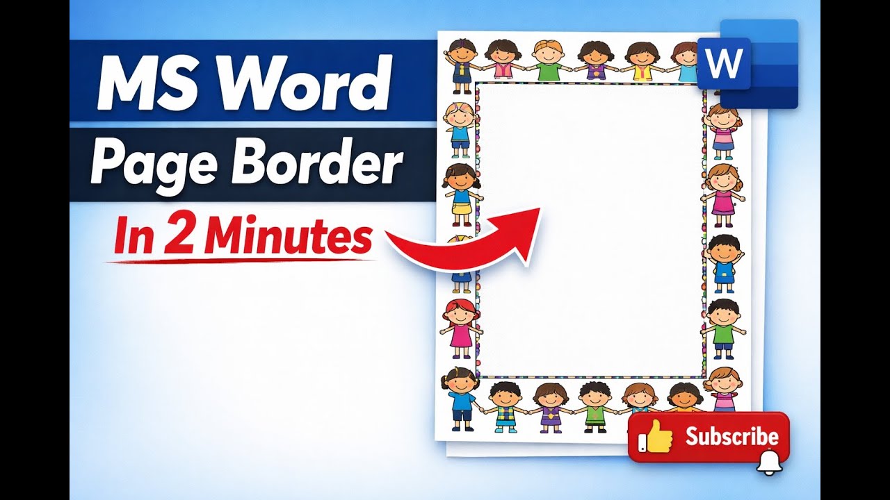 How to Add Page Border in MS Word | Step-by-Step for One Page & Whole Document