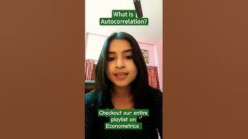 Autocorrelation | Consequences and Detection #econometrics #easyexplaination #economics