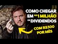 COMO GANHAR 1 MILHÃO DE DIVIDENDOS POR ANO (com R$300 por mês)?