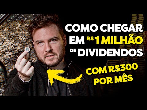 COMO GANHAR 1 MILHÃO DE DIVIDENDOS POR ANO (com R$300 por mês)?