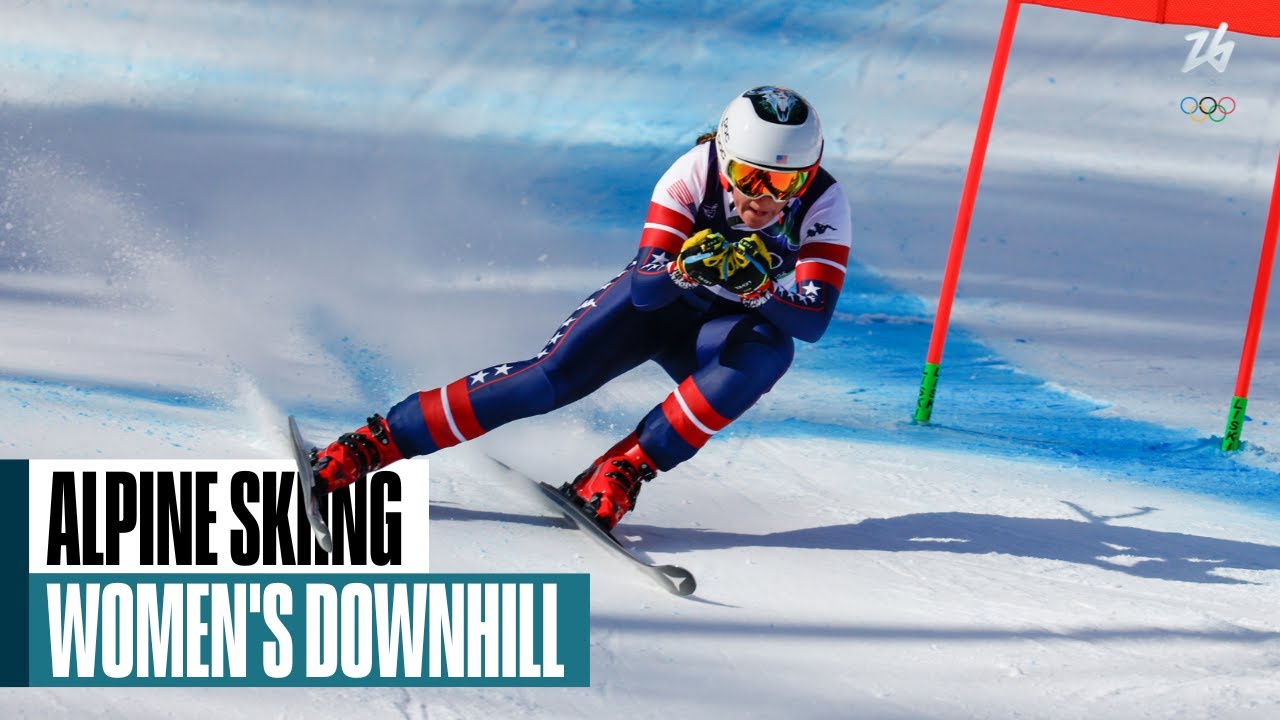 Re-𝙇𝙄𝙑𝙀 Winter Olympics! Women's Downhill - Alpine Skiing | 