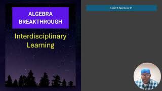 Algebra Breakthrough Unit 2 Section 11
