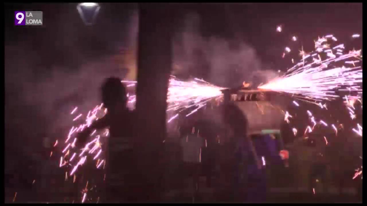 Feria de Torereperogil 2016 · Toro de fuego