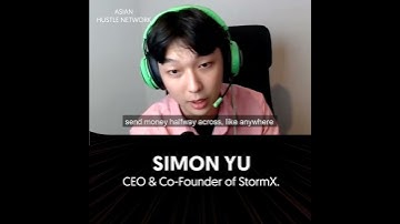 Simon Yu // S2 Ep 102 // Changing the World with Crypto Through StormX