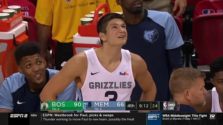 Grayson Allen EJECTED on Back-to-Back Flagrant Fouls - NBA Summer League Celtics vs. Grizzlies