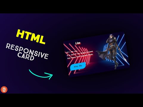 Beautiful Card Design in CSS/CSS Responsive ui card in gaming character #No_Limit_Code