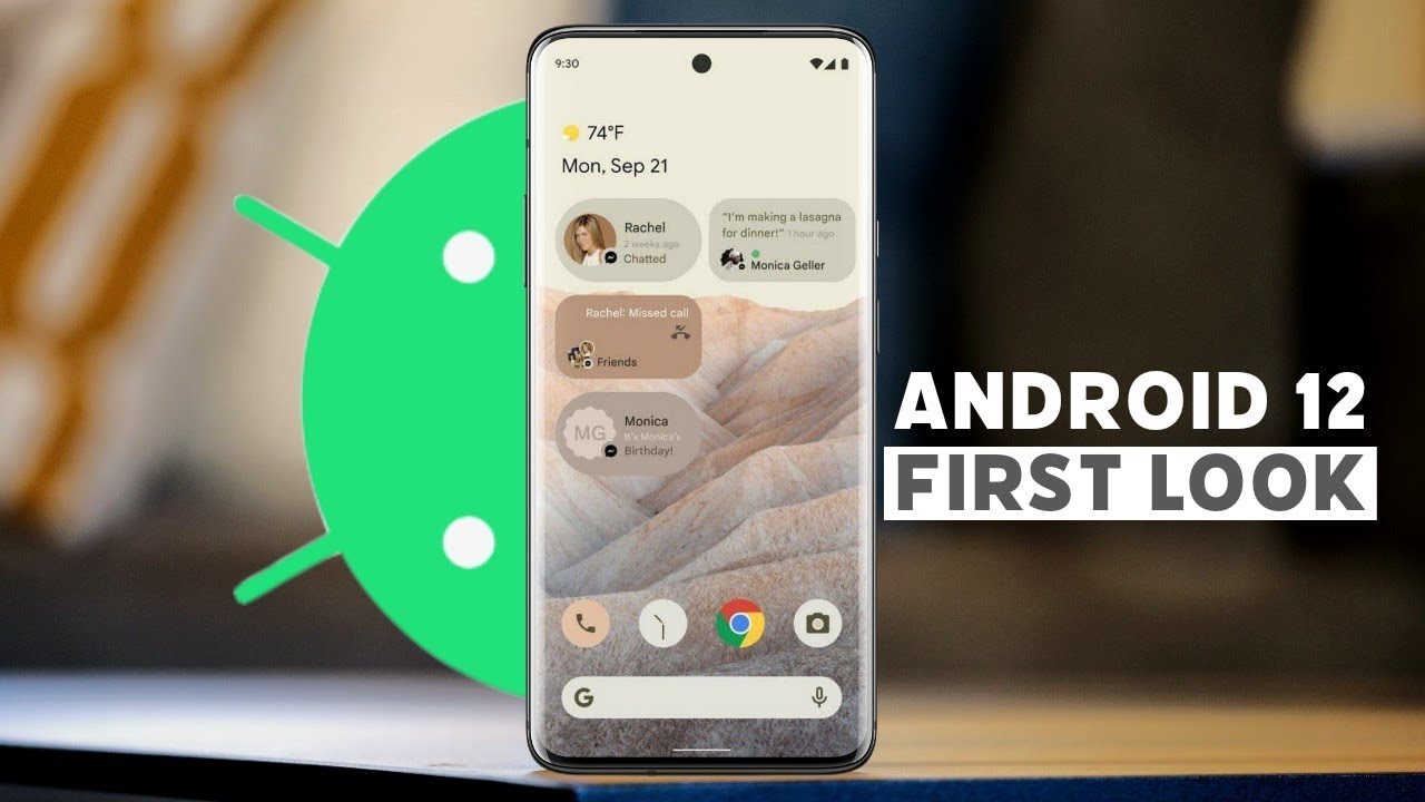Android 12 Features | Brand new UI! | Widgets | First Look 🔥🔥🔥 - YouTube