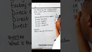 MANUFACTURING ACCOUNT #accounting #manufacturingaccount #costofproduction #primecost
