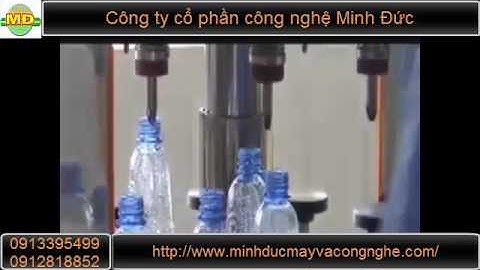 Máy dây chuyền sản xuất nước đóng chai, nước ngọt có gas Minh Đức