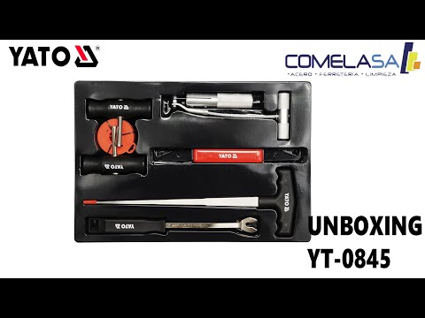 UNBOXING KIT DE HERRAMIENTAS PARA QUITAR WINDSHIELD MARCA YATO YT 0845