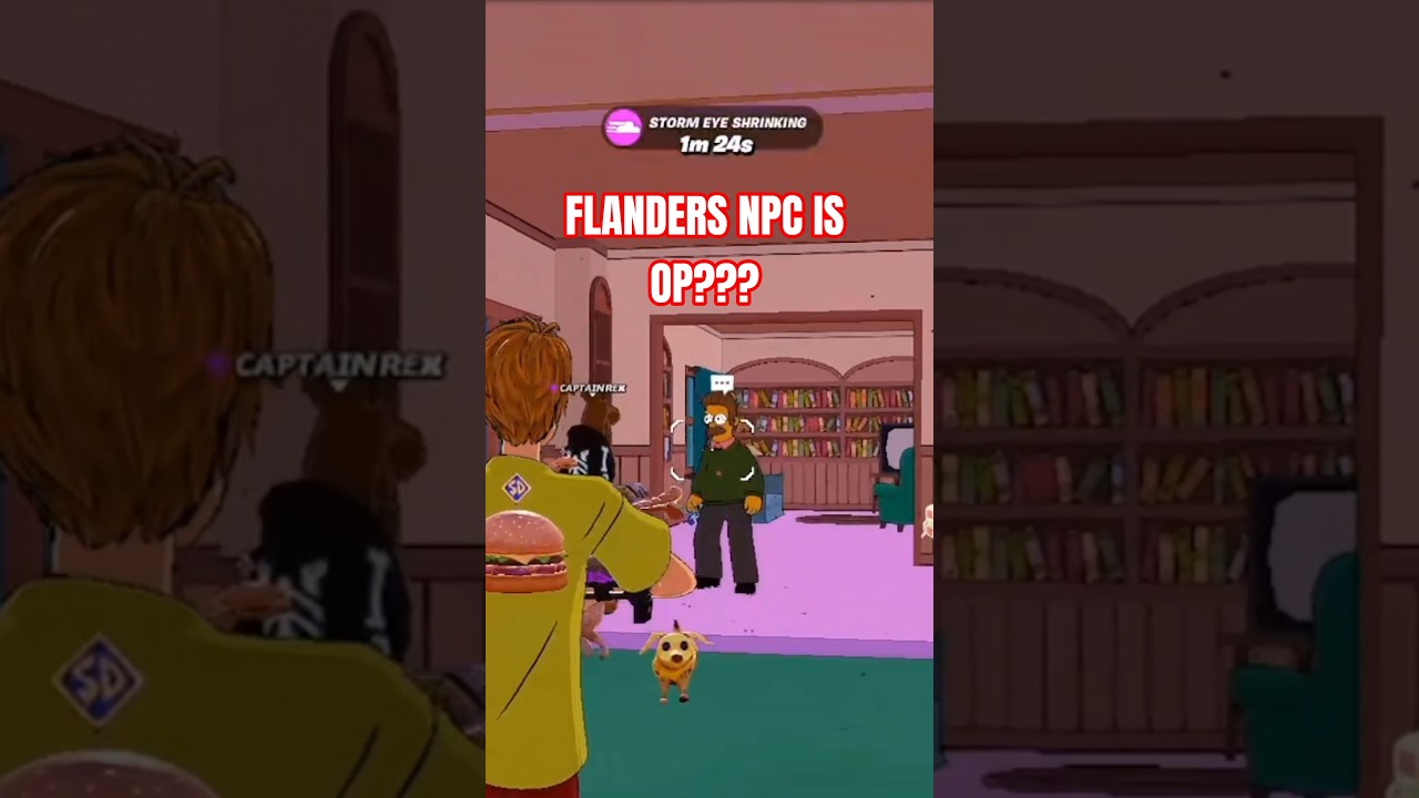 Flanders NPC is OP #fortnite #gaming #fyp #viral #shorts #short #shortvideo #shortsvideo #funny