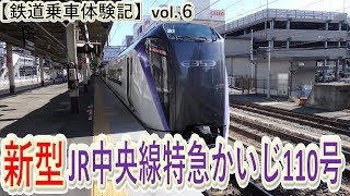 【鉄道乗車体験記】vol.６～JR中央線特急かいじ110号～