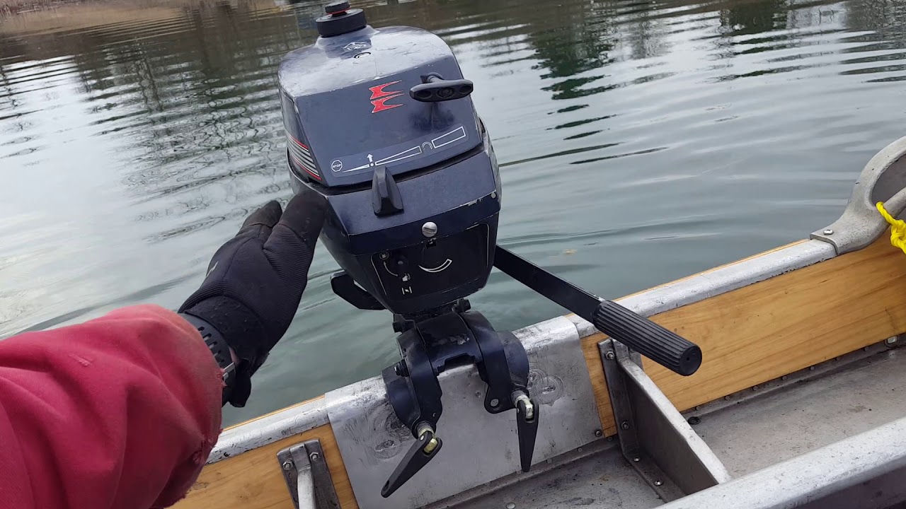 1990 Evinrude 3Hp Outboard Motor Pond Test