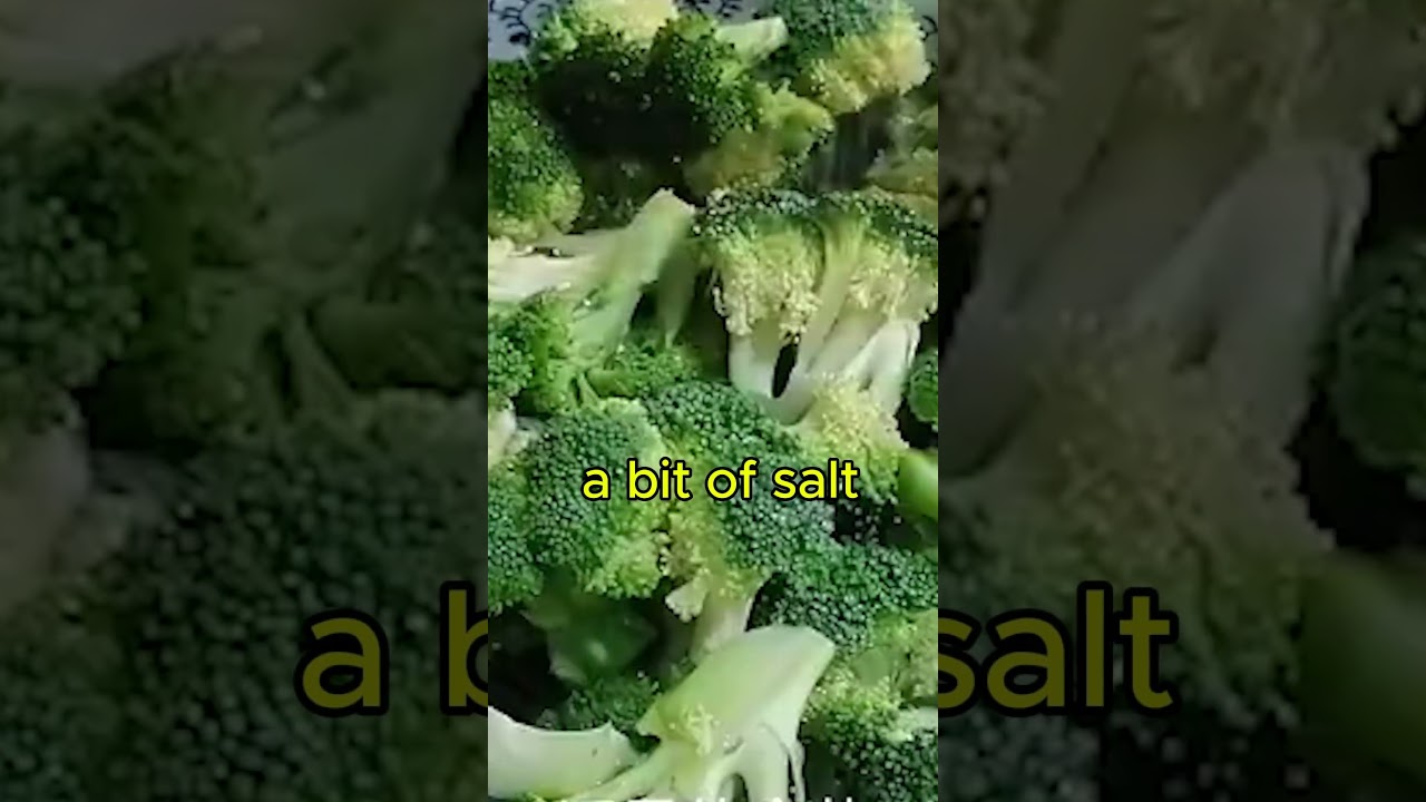 🤯How to properly clean your broccoli?🥦✨