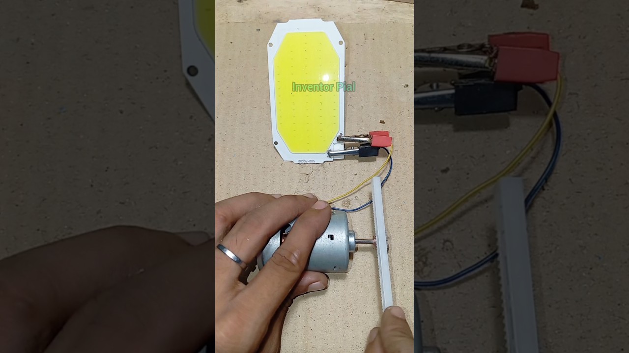 555 dc motor power generation with Rack and Gear • Dc motor project