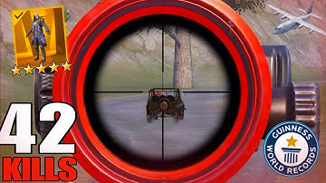 OMG!🔥NEW SEASON MY NEW KILL RECORD  42KILLS in 1 Match🥵SAMSUNG,A7,A8,J2,J3,J4,J5,J6,J7,XS,A3,A4