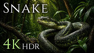 SNAKE in 4K HDR – Deep Jungle Wildlife Ambience #wildlife #snake 