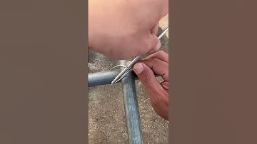 Fixing process of iron frame with iron wires