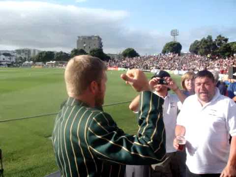 Barmy Army in wellington 2008 - 