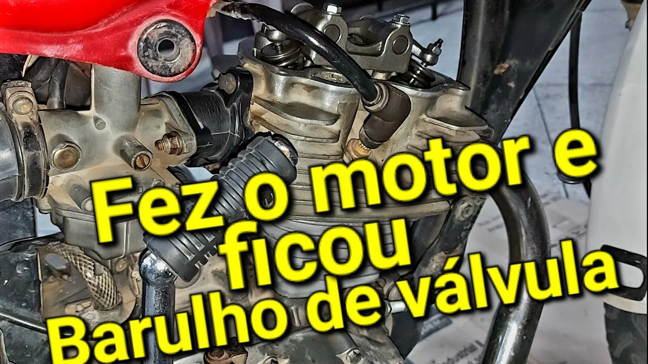 Fizeram esse motor e ficou um barulho de válvula que não acaba Abri e olha o erro