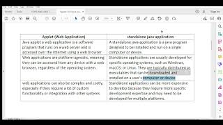 Differences between an Applet and stand alone java application - What is Applet in java