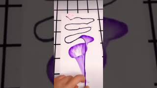 beautiful string pull flower #painting #beautifulpainting #easypainting #shorts #youtubeshorts