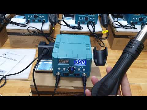 Video Bộ trạm hàn khò 8582D cực chât lượng so với tầm giá - youtube