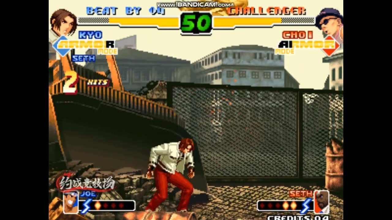 KOF 2000  Kyo Armor counter mode combo