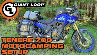 Full Yamaha Tenere 700 Soft Luggage Setup for Motorcycle Camping: Soft Panniers, Dry Bag, Tank Bag screenshot 4