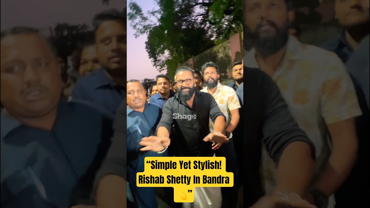 Rishab Shetty Spotted At Gaiety Galaxy In Bandra 🎬 | Kantara Star Greets Fans With Smile 😍|@ShagoTV