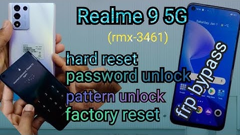 Realme 9 5G (rmx3461) password | pattern unlock | factory reset | frp bypass @salamtechmalayalam