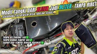 Crazy Modification3l Motorcycle Tank Becomes 9l Fill Up Gasoline Only Once A Month