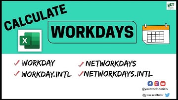 WORKDAY || NETWORKDAYS || WORKDAY.INTL || NETWORKDAYS.INTL || Important Date Functions