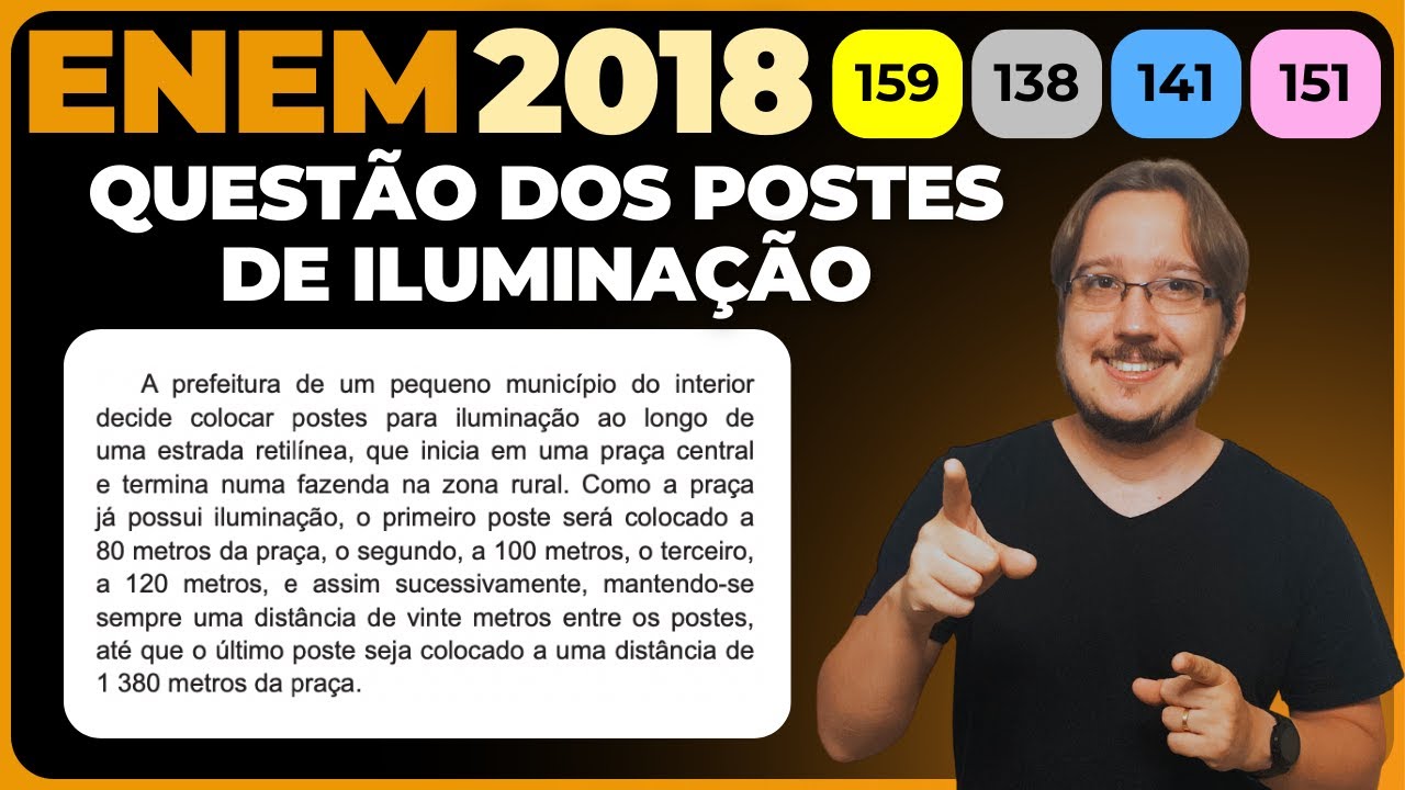 ENEM 2018 || Sequências || A prefeitura de um pequeno município do ...