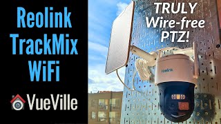 A truly wirefree 4MP PTZ camera  Reolink TrackMix WiFi (Battery version with Solar Panel 2)